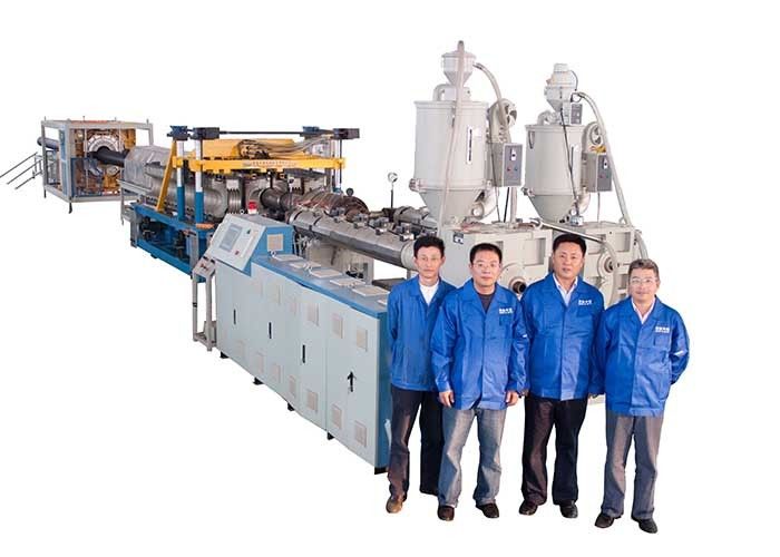 PLC Control HDPE Pipe Production Line 50m/Min Fast Speed Energy Saving