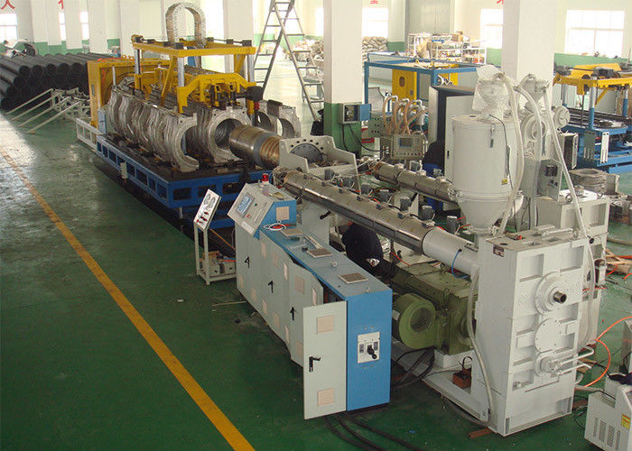 Plastic PE PP Double Wall Corrugated Pipe Extrusion Line 600mm 1500mm Diameter