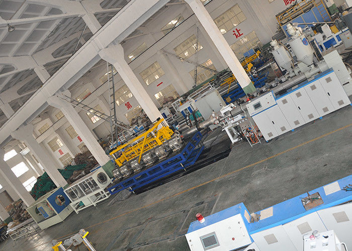 Cable Covering Corrugated PE Pipe Production Line 250mm 90KW