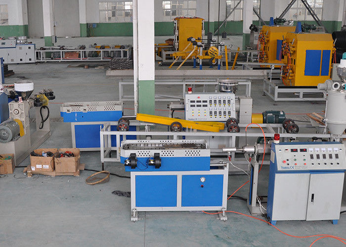 Φ5-Φ16 PE Single Wall Corrugated Pipe Making Machine single screw extruder