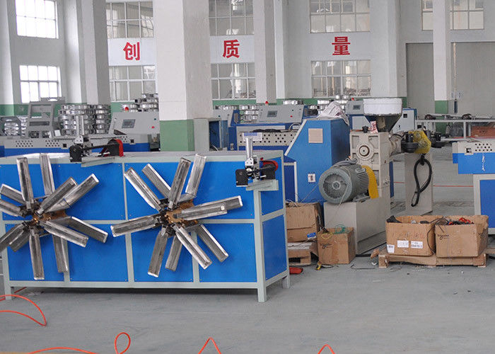 Φ5-Φ16 PE Single Wall Corrugated Pipe Making Machine single screw extruder