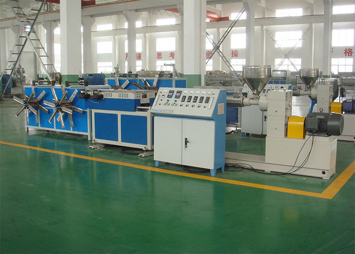 PVC/PE/PP Single Wall Corrugated Pipe Extrusion Line Corrugation Pipe Tube / Hose