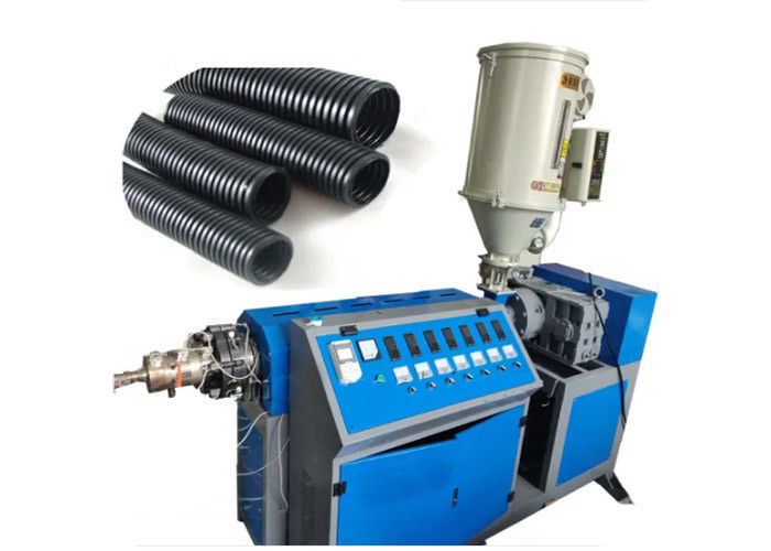 Plastic 9-32mm Single Wall Corrugated Pipe Extrusion Line Tube Hose Making Machine