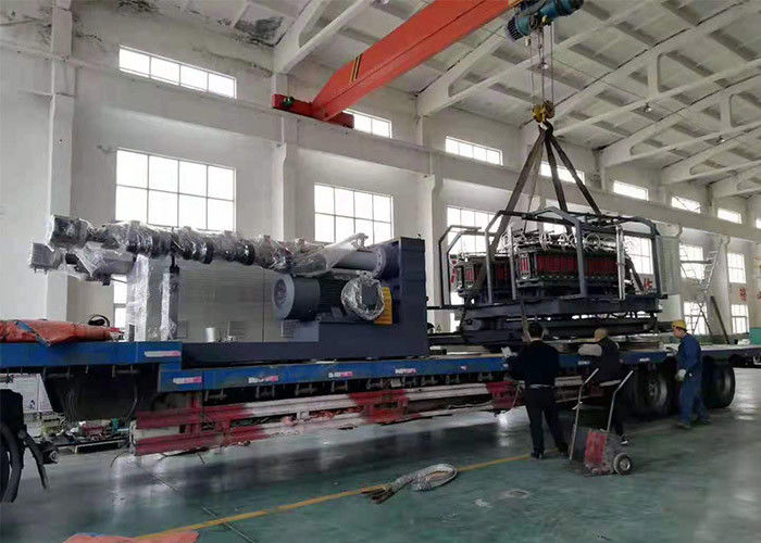 Flexible Plastic Fresh Air DWC Pipe Extrusion Line Corrugated Conduit Extrusion Line