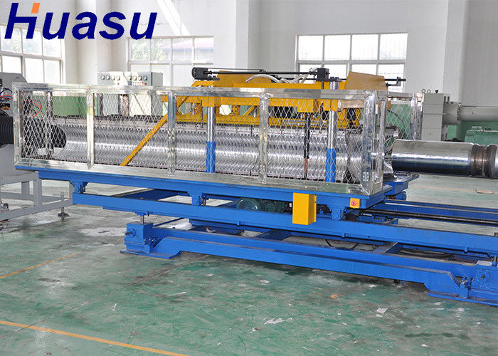 Horizontal Type HDPE Pipe Extrusion Line Double Wall Corrugated Pipe Extrusion Line