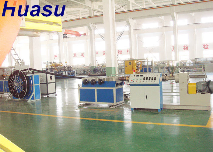Single Screw HDPE Corrugated Pipe Machine With Pressure Water Cooling System