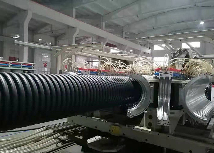 Pe Hdpe Pvc Single Double Wall Corrugated Pipe Extrusion Machine Production Line