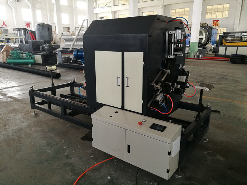 HDPE Double Wall Corrugated Pipe Machinery , Corrugated Pipe Extrusion Line SBG-250