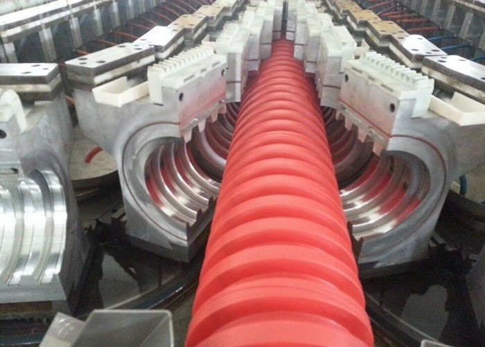 PE / PP Single (Multi) Layer Spiral Pipe Making Machine Extrusion Line Dieф50-200mm