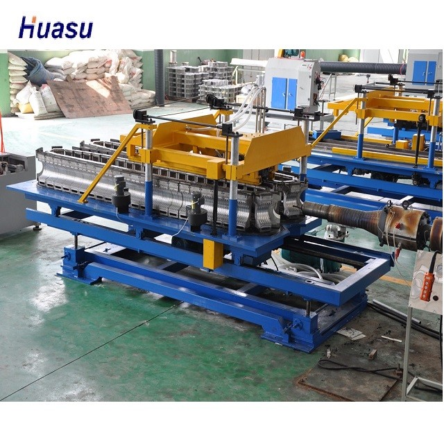 PA PVC 200kg/H 250mm Corrugated Pipe Making Machine