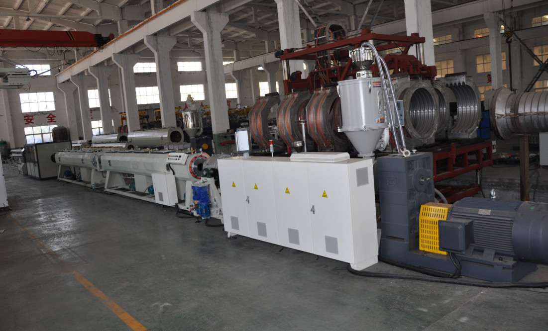 Double Wall HDPE Pipe Extrusion Machine Sewage Drainage Pipe