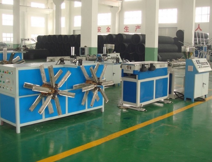 4mm 12mm Single Wall Corrugated Pipe Extrusion Line