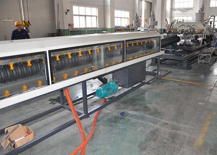 Single Wall Corrugated Pipe Extruder ID 250mm Corrugated Pipe Line