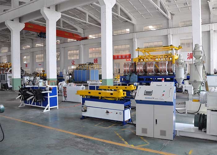 50mm 63mm Single Wall Corrugated Pipe Production Line Single Screw