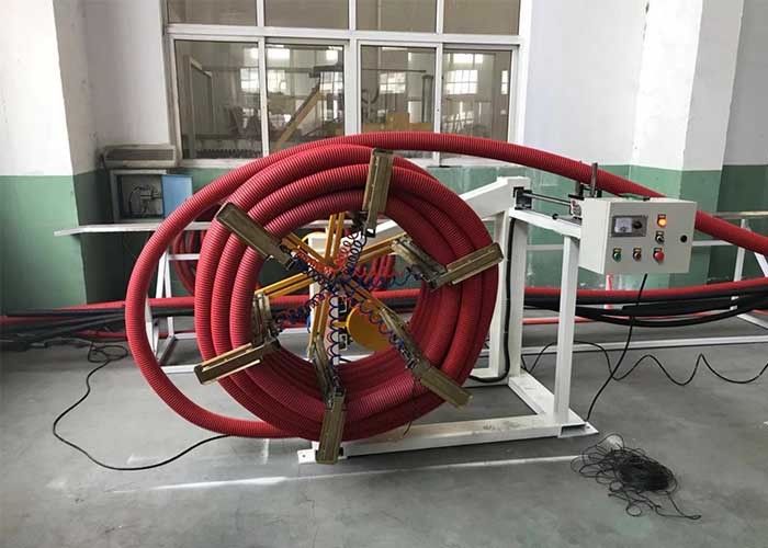 Corrugated Cable Protection Pipe Extrusion Machine 16mm Diameter