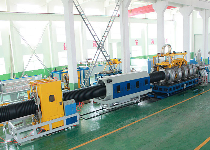 900kg/H DWC Pipe Manufacturing Machine Single Screw Extruder