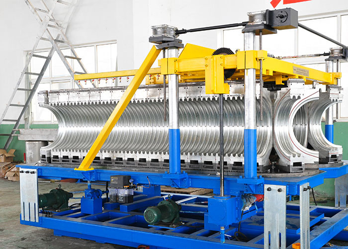PE HDPE Double Wall Corrugated Pipe Extruder 90mm 300mm