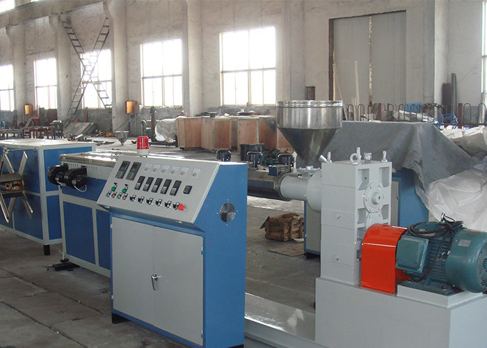 PE PP PVC Single Wall Corrugated Pipe Extrusion Line Standard Speed