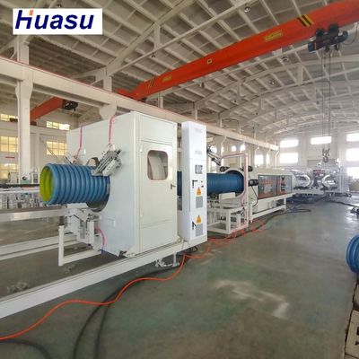 Siemens Electric Element Corrugated Pipe Extrusion Line for 60-2000kg/h Output and Production