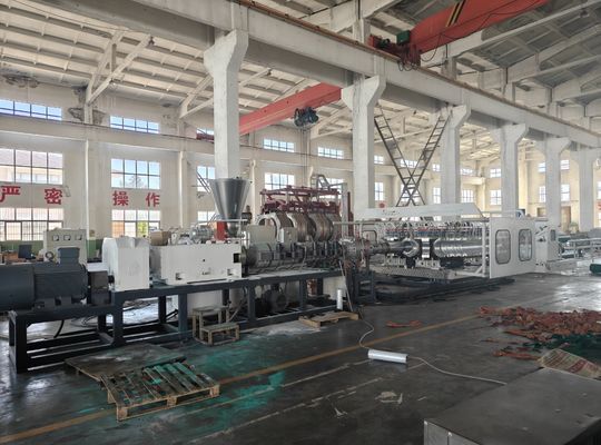 Top-Notch Corrugated Pipe Extrusion Line with Screw Material 38CrMoALA and Gear Material 20CrMnTi