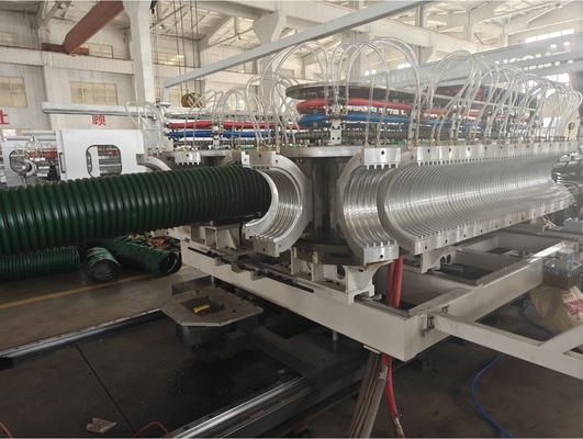 Top-Notch Corrugated Pipe Extrusion Line with Screw Material 38CrMoALA and Gear Material 20CrMnTi