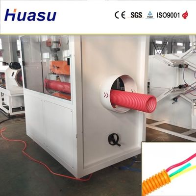 Professional DWC Pipe Extrusion Line with 32-1600mm Pipe Diameter Range PLC Control System for High Productivity Double Wall Corrugated Pipe Production