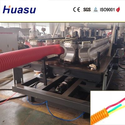 Automatic Grade Double Wall Corrugated Pipe Production Line with Siemens PLC Technology and Online Belling