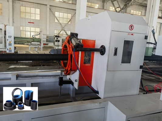 HDPE PP Double Wall Corrugated Pipe Extrusion Line 32mm-1600mm
