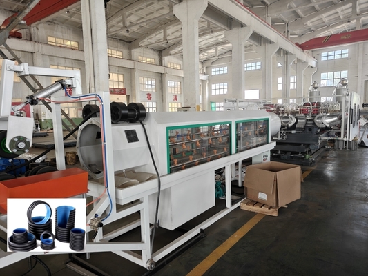 HDPE PP Double Wall Corrugated Pipe Extrusion Line 32mm-1600mm