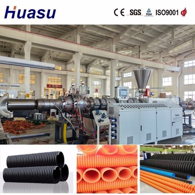 Energy Saving DWC Pipe Extrusion Line with 60-2000kg/h Capacity and 32-1600mm Pipe Diameter for High Productivity
