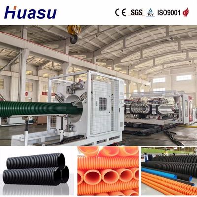 Underground Sewage Pipe Corrugated PVC Pipe Production Equipment with 32-1600mm Range Manufacturing