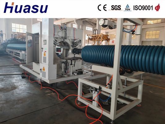 Siemens Electric Element DWC Pipe Extrusion Line for Pipe Diameter 32-1600mm and Capacity 60-2000kg/h