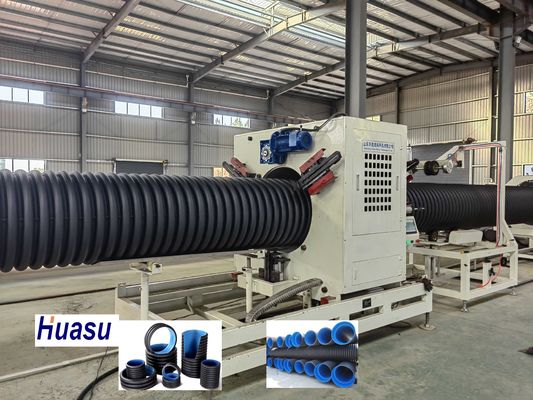 PE PP PVC Corrugated Plastic Pipe Production Extrusion Line Machining Factory