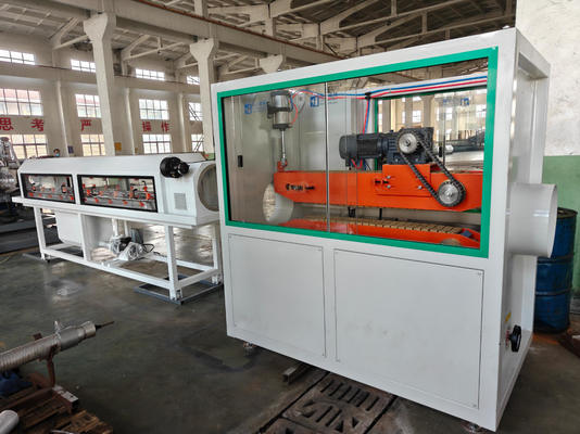 Double Wall Corrugated Pipe Extrusion Line with 38CrMoAlA Material 220-440V Voltage and 75-250mm Specification