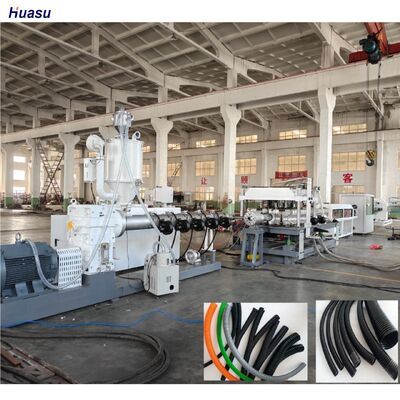 HDPE Double Wall Corrugated Pipe Machine with 48 Mould Quantity, Siemens PLC Control, and 20CrMnTi Gear Material