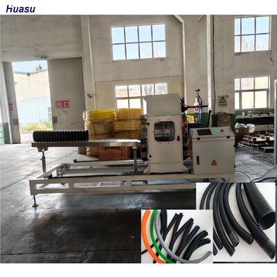 Double Wall Corrugated Pipe Extrusion Line with Screw Ratio 33:1, Water Cooling, and Siemens PLC Control