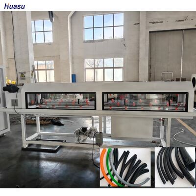 Double Wall Corrugated Pipe Extrusion Line with 33:1 Screw Ratio 48 Mould Quantity and Water Cooling for Durable Pipe Production