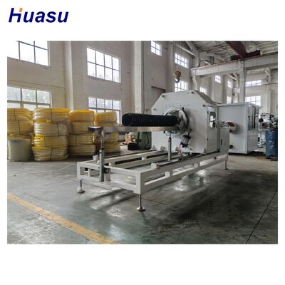 Full Automatic HDPE Pipe Extrusion Line for Double Wall Corrugated Pipe with 100kg/h - 2000kg/h Production Capacity