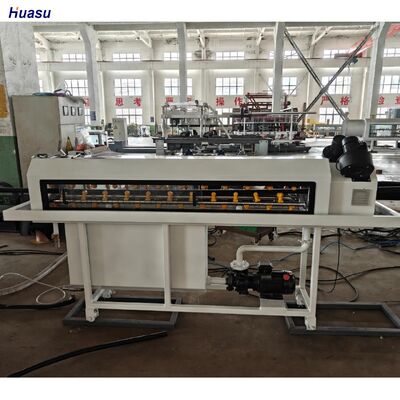 Single Wall Corrugated Pipe Extrusion Line with Barrel Nitriding Depth 0.4 to 0.7 Mm, Total Power 25 to 50, and PLC Control for Pipe Production