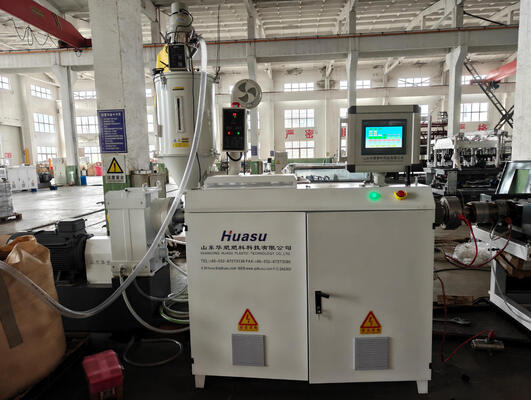 DWC Pipe Extrusion Line Offering Extruder Power 15kW to 200kW CE Certified Supporting PVC PE MPP PA HDPE Pipe Material