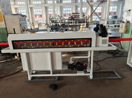 Integral Type Extruder Double Wall Corrugated Pipe Extrusion Line with Siemens Electrical Parts and 100kg/h - 2000kg/h Production Capacity