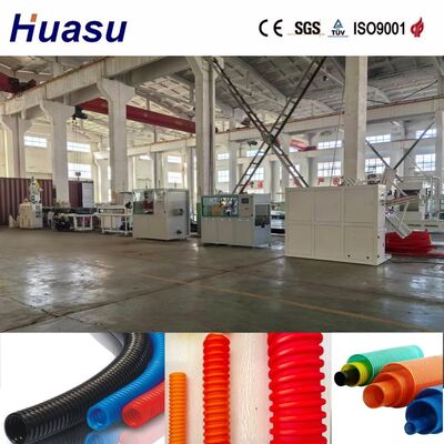 32-1600mm  High Speed Full Automatic Corrugated Pipe Extrusion Line Ensuring Stable Pipe Production line
