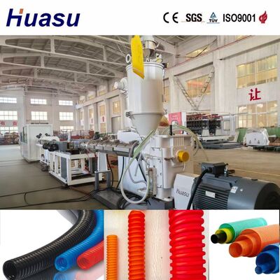 Full Automatic Single Wall Corrugated Pipe Extrusion Line with 60-2000kg/h Output, 32mm-1600mm Pipe Diameter, and PLC Remote Control
