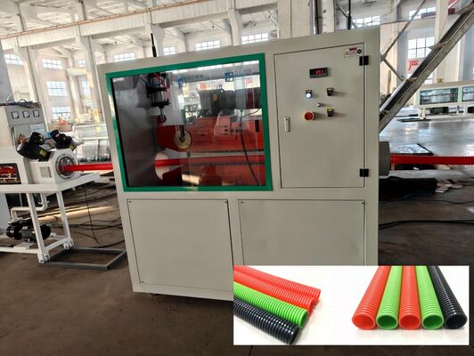 Deep Screw Channel Structure Single Wall Corrugated Pipe Extrusion Line with 1 Year Guarantee Period and High-Accuracy