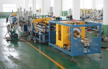 High Effective Double Wall Corrugated Pipe Extrusion Line For HDPE / PP Pipe