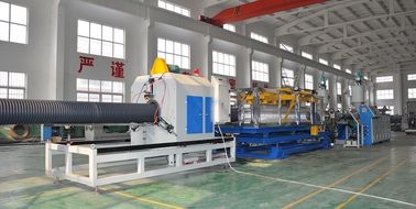 SBG-250 Double Wall Corrugated Pipe Extrusion Line For HDPE / PP Pipe