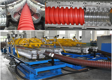 Customized PE / PP Spiral Pipe Extrusion Line With Single / Multi Layer