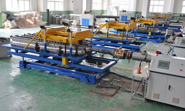 PE / PP Single Wall Corrugated Pipe Machine , Corrugated Pipe Extrusion Machinery