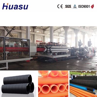 PLC Control Single Wall Corrugated Pipe Extrusion Line with 100-3000kg/h Output Capacity and Siemens Brand Electrical Parts