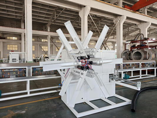 Non dust Cutting Spiral Pipe Extrusion Line Featuring Semi automatic to Fully Automatic Options for Workflow Management